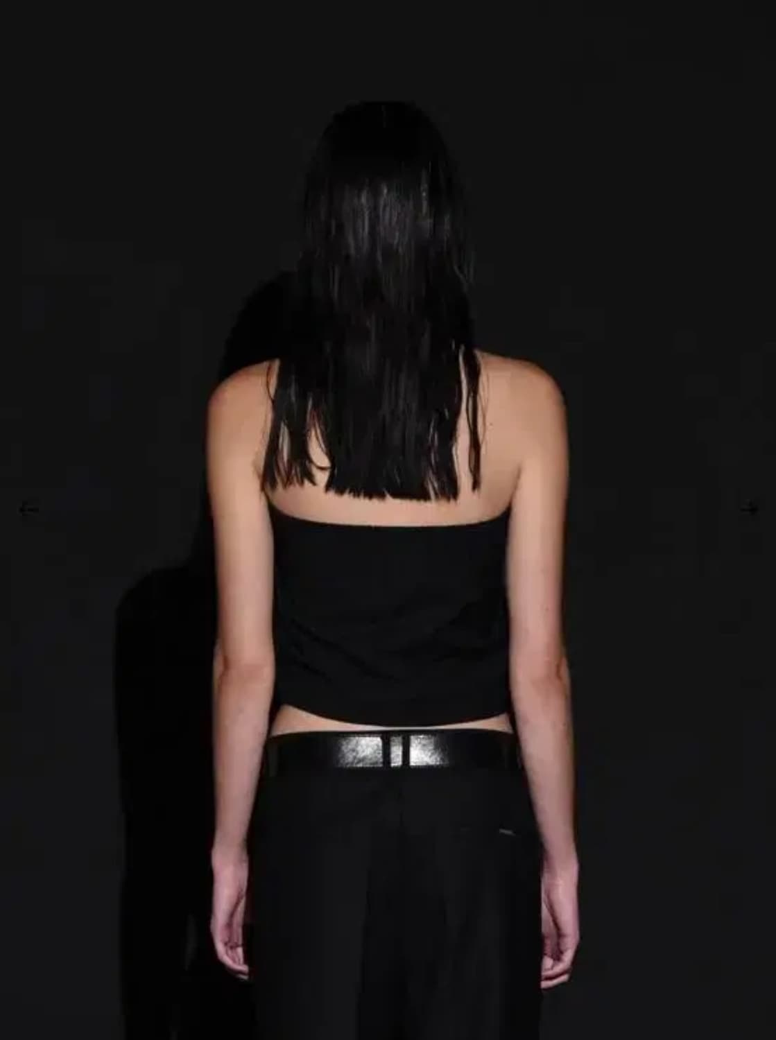 보헤미안서울 Folded button bustier top 뷔스티에 탑 상품이미지3