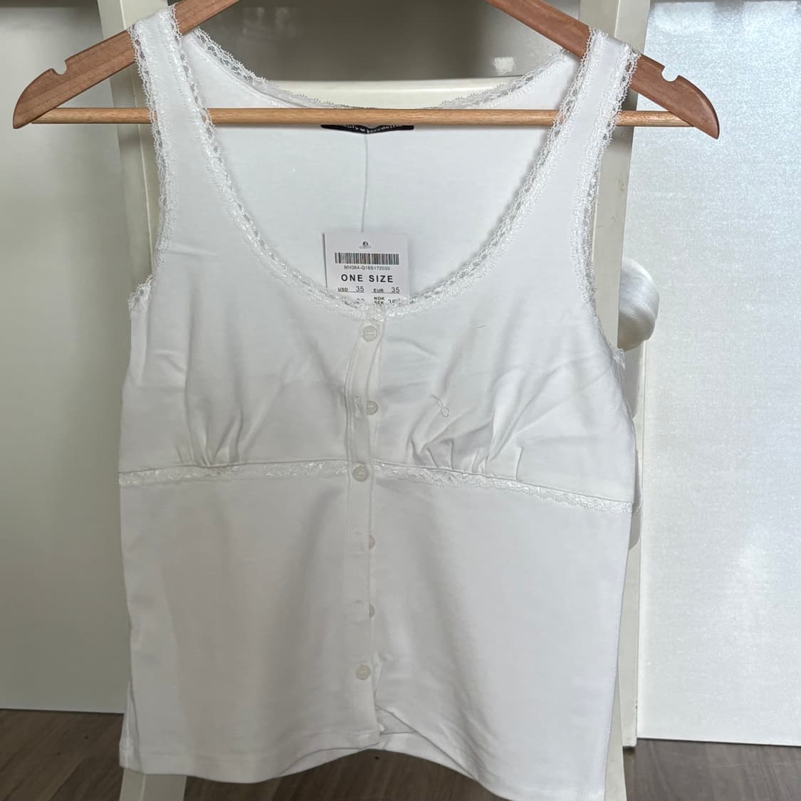 브랜디 멜빌 레이스 슬리브리스 탑 상품이미지2