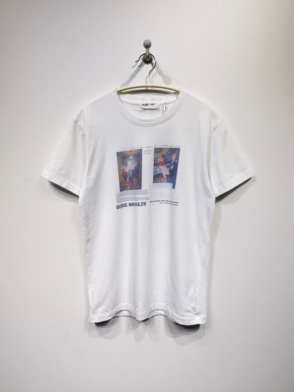 HELMUT LANG 헬무트랭 아티스트 콜라보 반팔티셔츠 상품이미지1