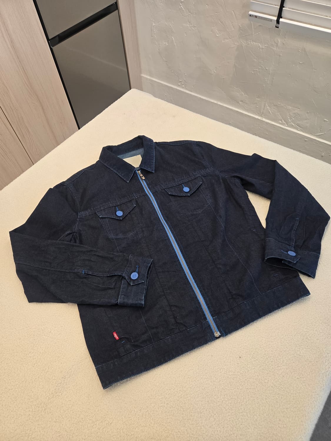 리바이스 인디고 데님 집업 자켓 XL 상품이미지3