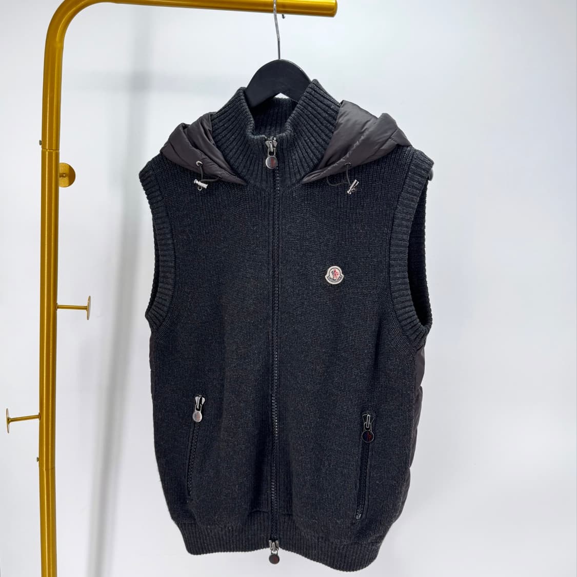 [L사이즈] 몽클레어 니트 패딩 조끼 베스트  상품이미지2