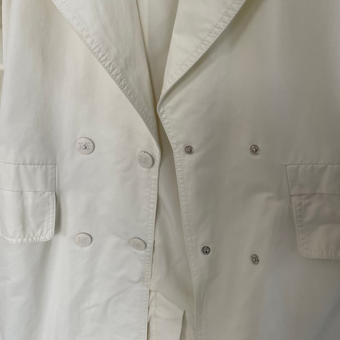 막스마라 화이트 트렌치 코트 상품이미지6