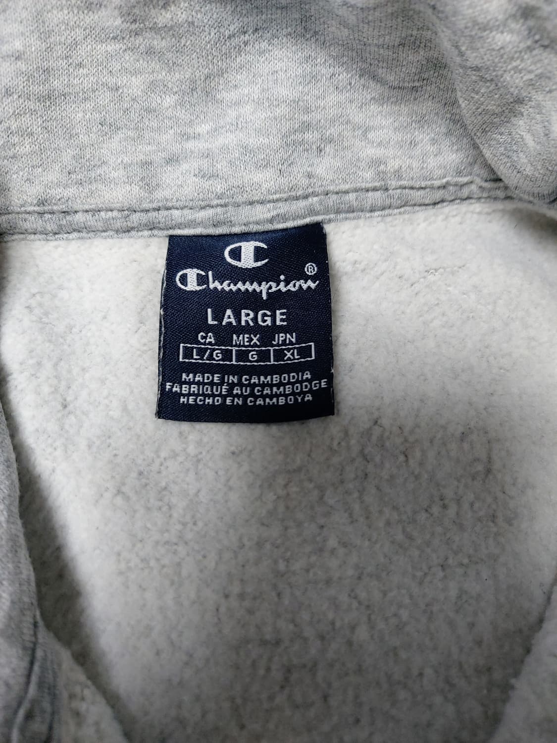 챔피온 스몰로고 하프 집업 맨투맨 (L)
 상품이미지4