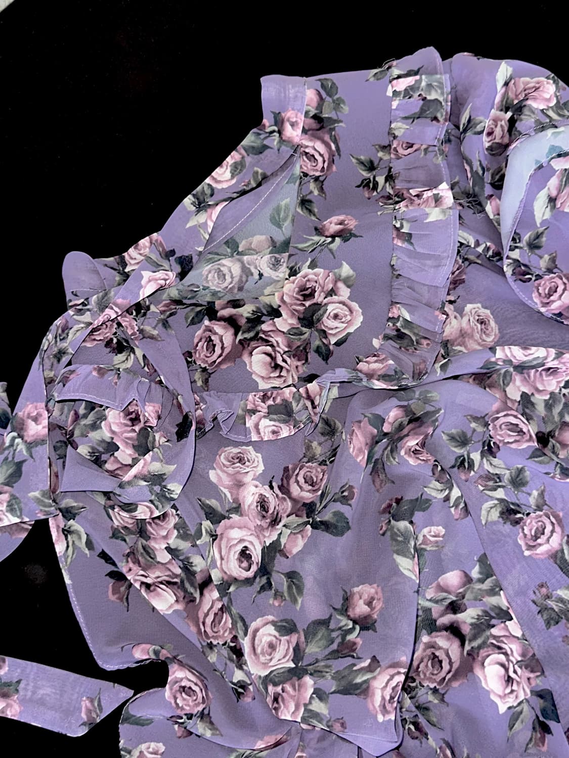 빈티지 플라워 블라우스 상품이미지4