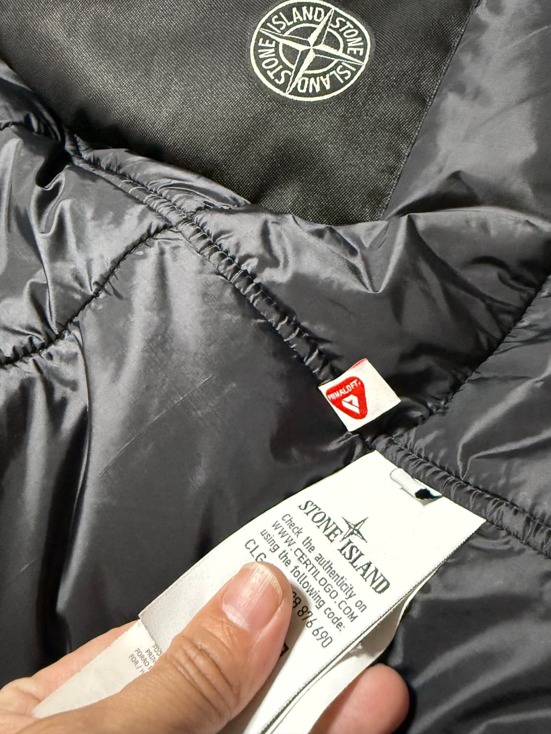스톤아일랜드 마이크로랩스 프리마로프트 코트 판매 상품이미지4