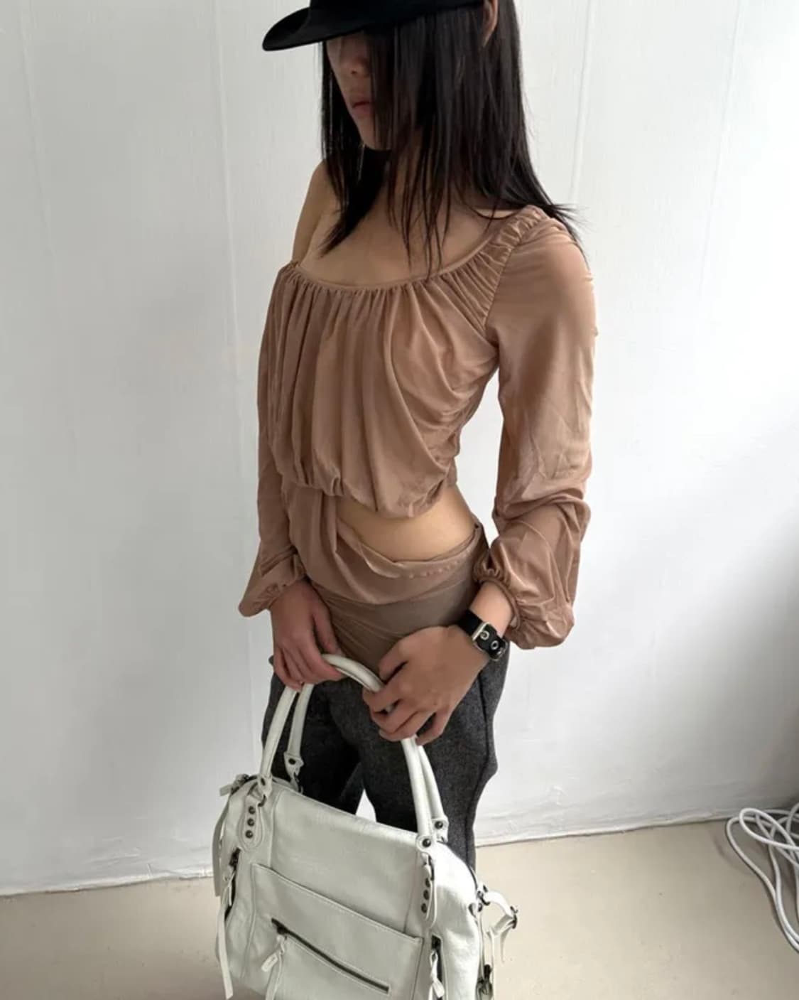 팁시 Tipssy mira detach top (beige) 상품이미지3
