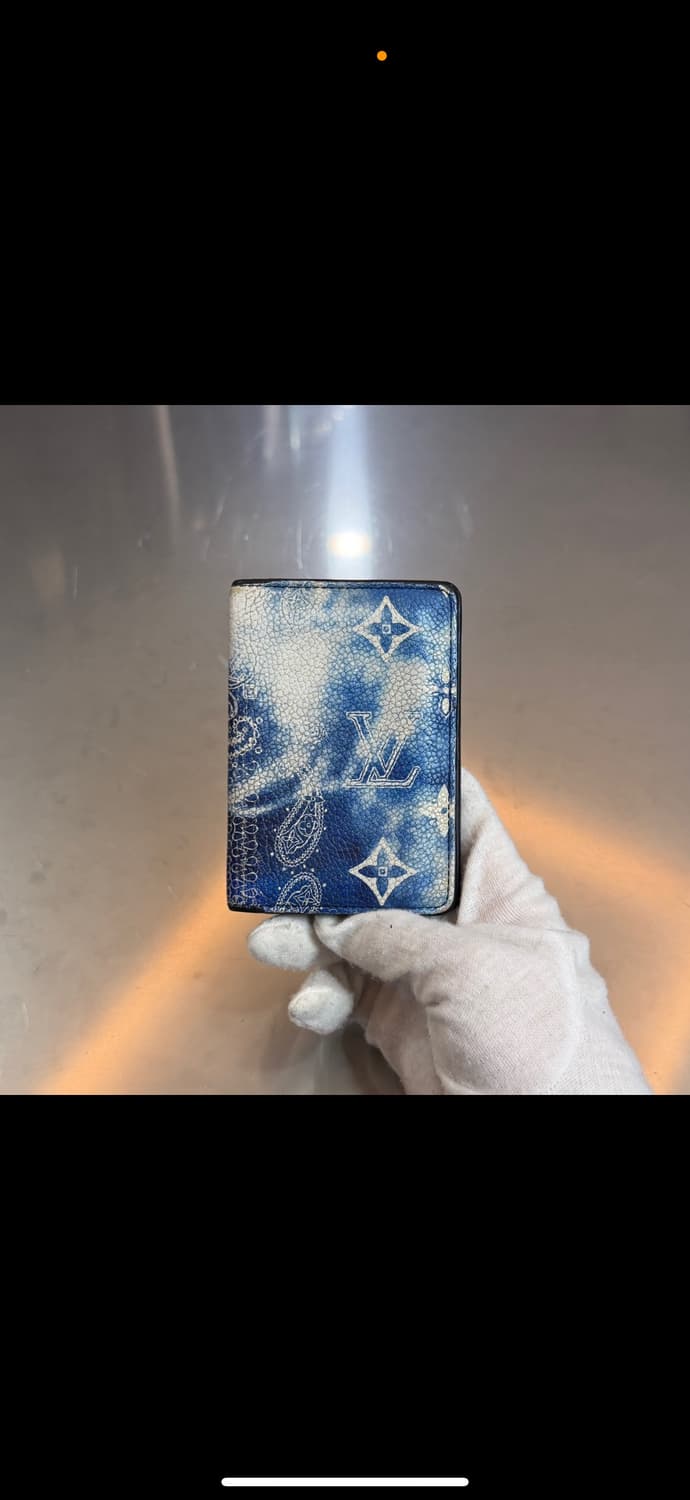 [리오브전포점] 루이비통 반다나 모노그램 블루 오거나이저 카드지갑 상품이미지2