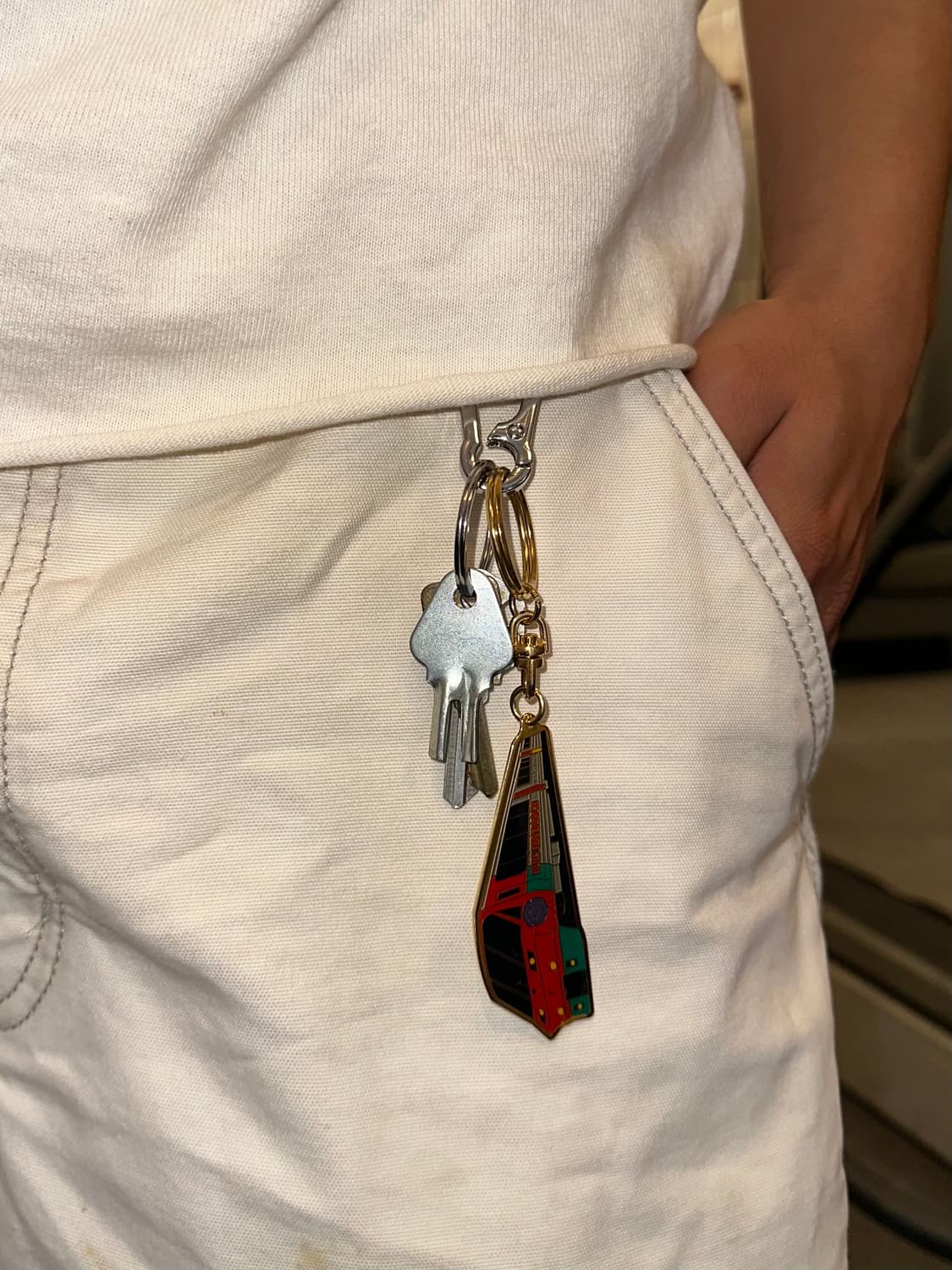 60-80’s Cuba train, Yale keyring 상품이미지2