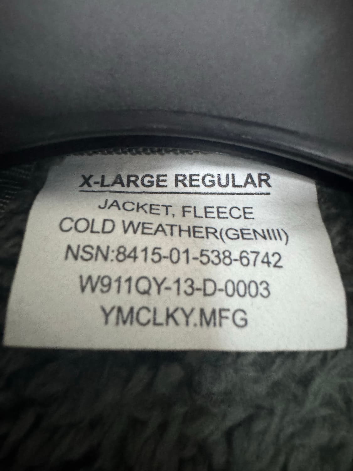 US ECWCS GEN3 플리스 자켓 상품이미지3