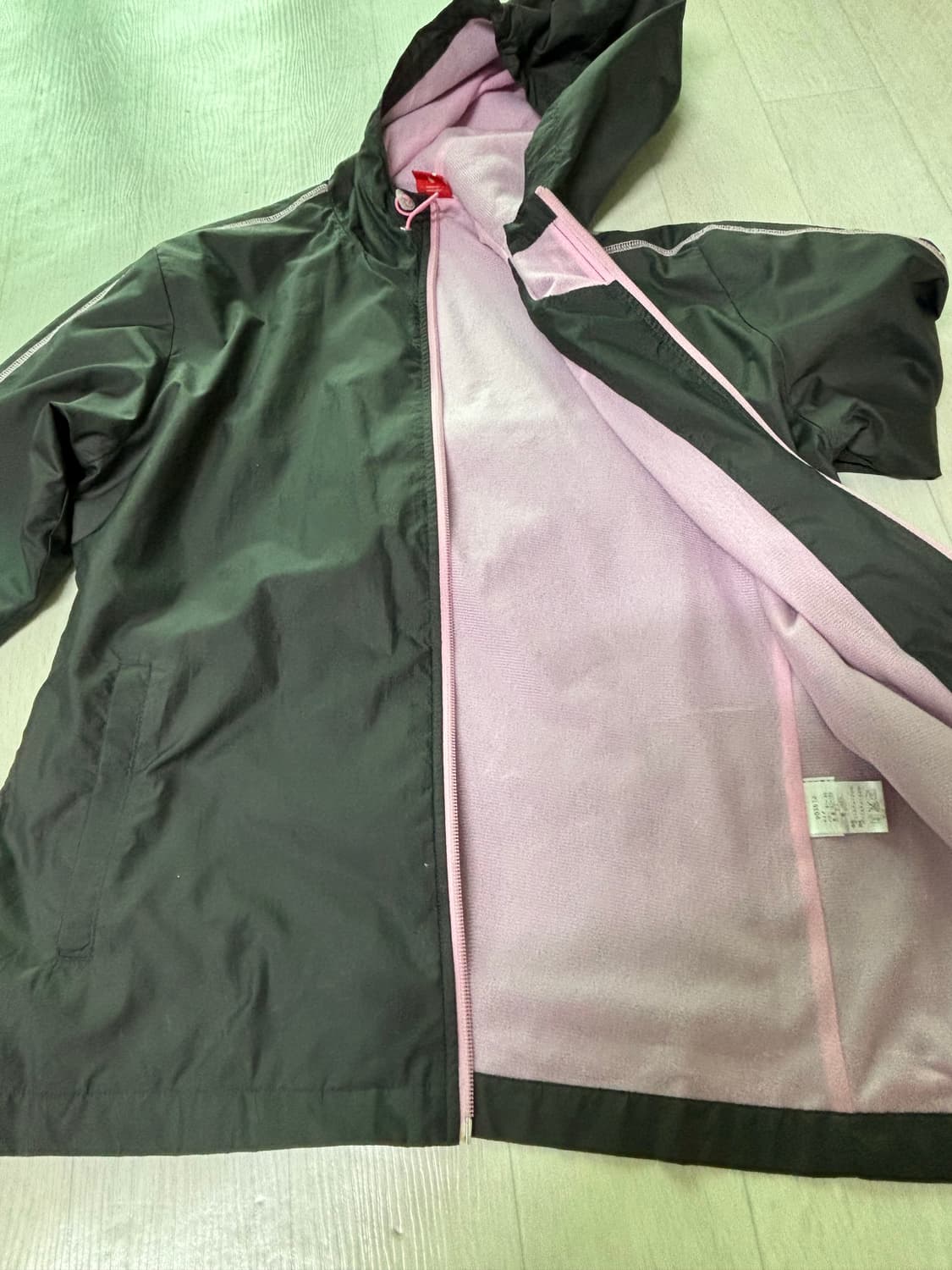 퓨마 핑크 그레이 바람막이 일본 빈티지 상품이미지3