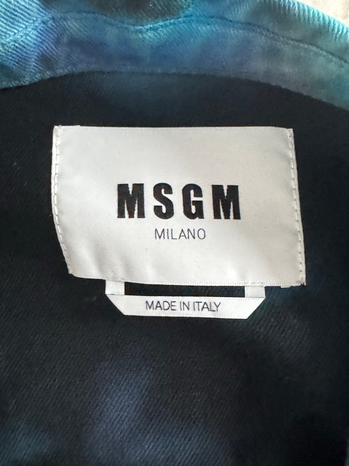 MSGM 워싱 데님자켓 청자켓 블루 48 상품이미지2