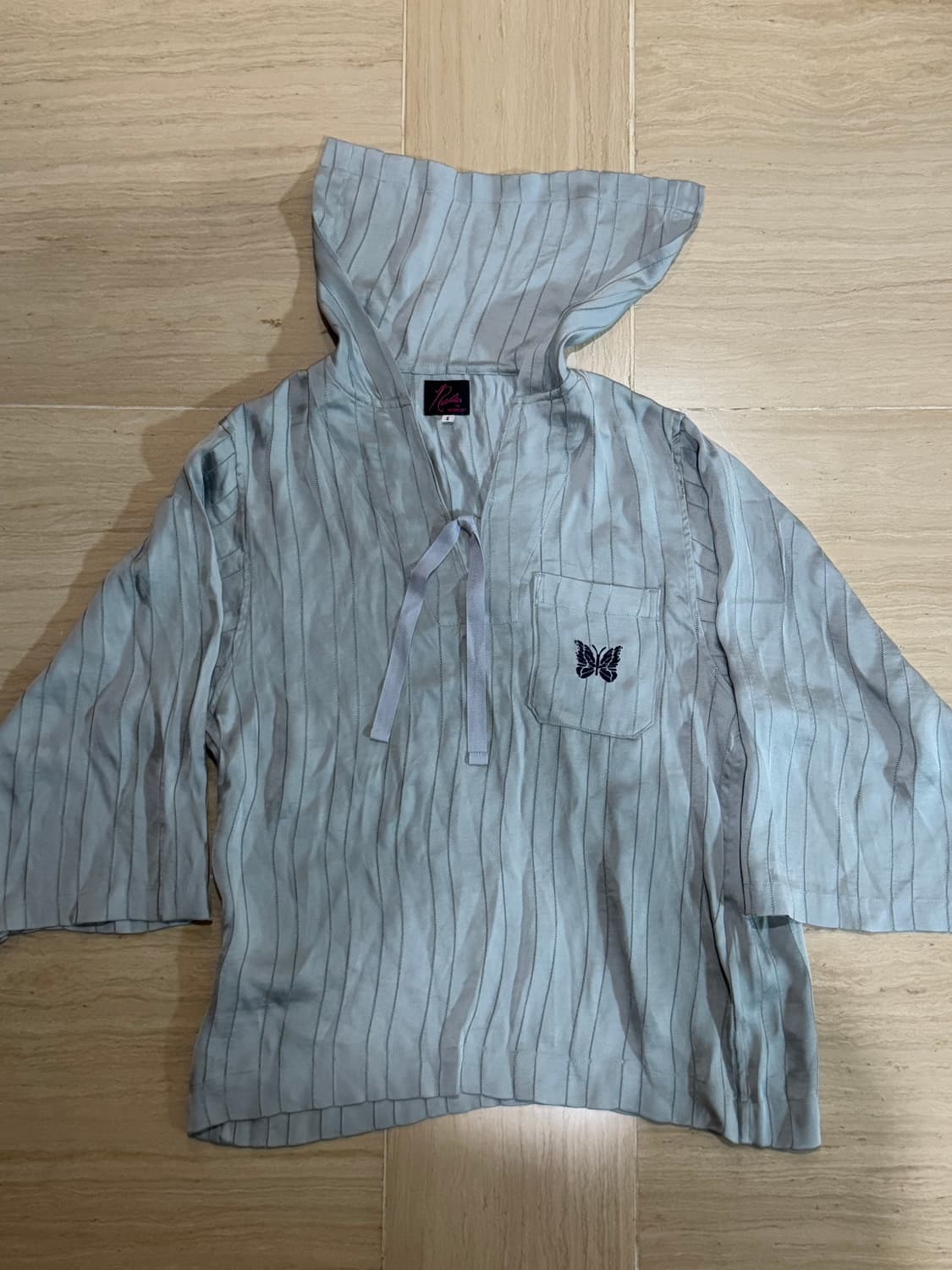 니들스x빔즈보이(Needles) 브이넥 큐프라 롱 슬리브 상품이미지1