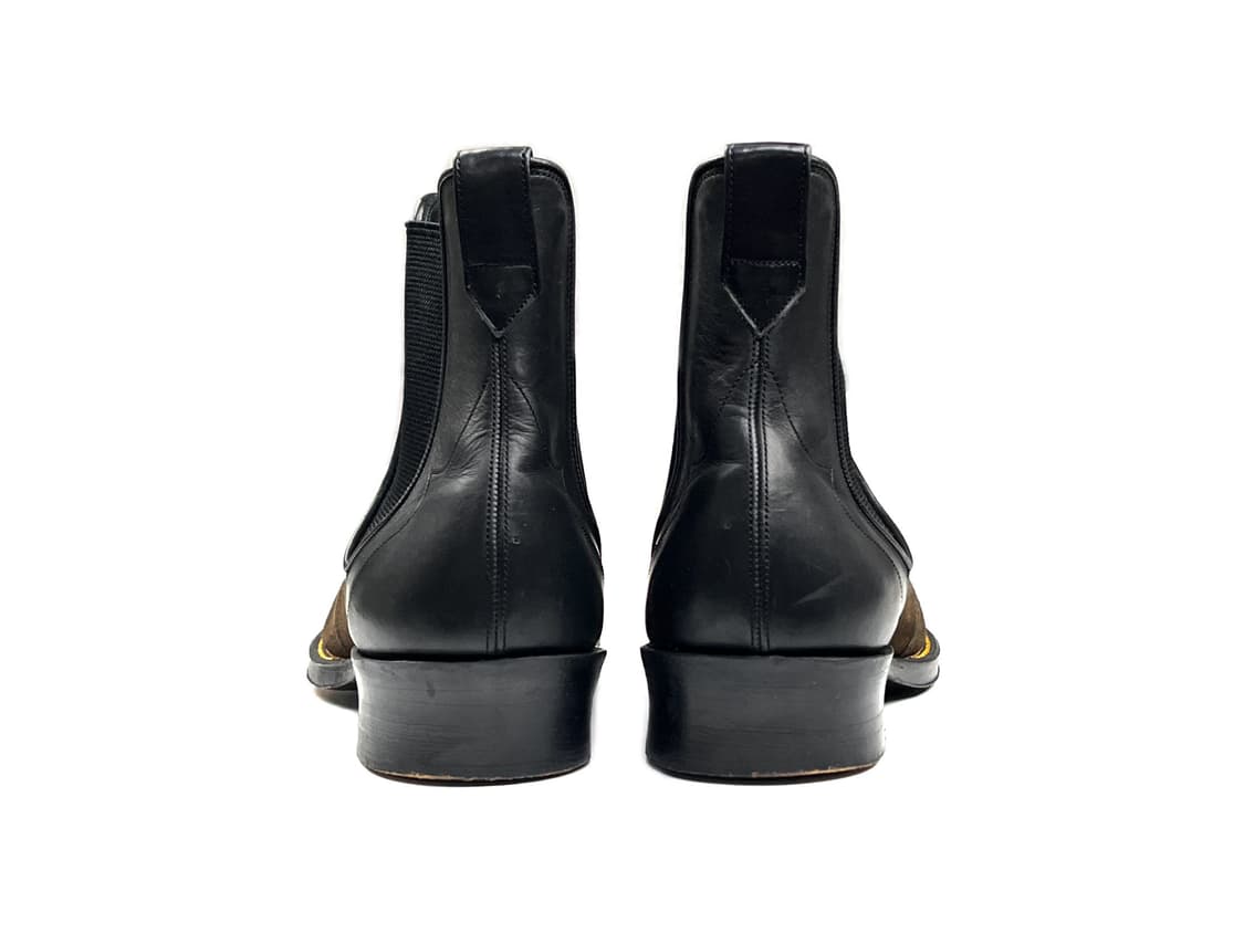 suede patchwork side gore boots 상품이미지5