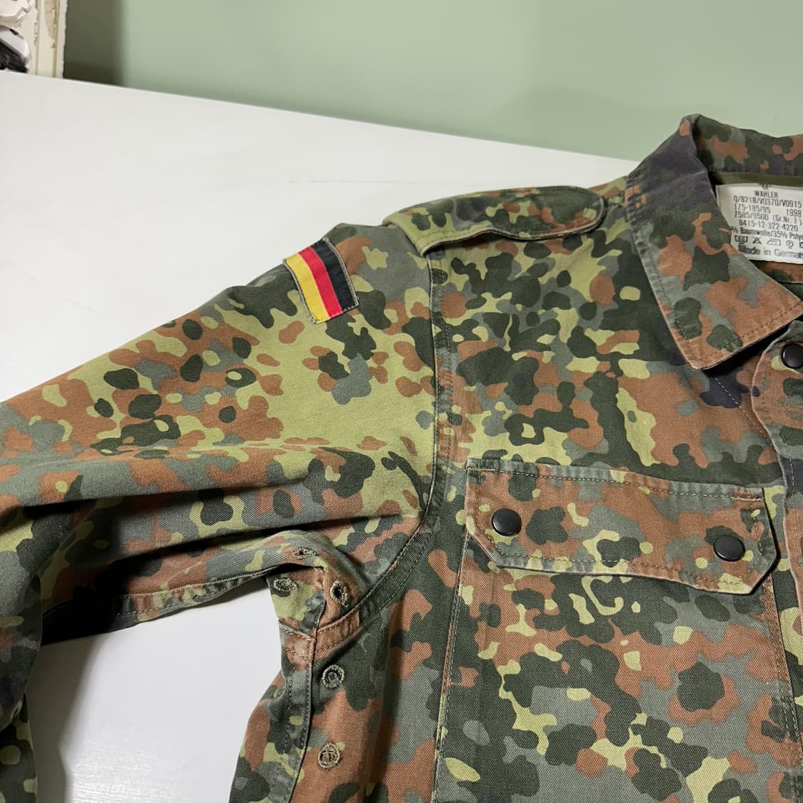 M 95-100 Germany 밀리터리 유틸리티 군용 야상셔츠 상품이미지4