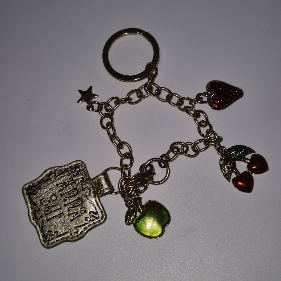 06s 안나수이 과일 레이어드 레더 키링 상품이미지5