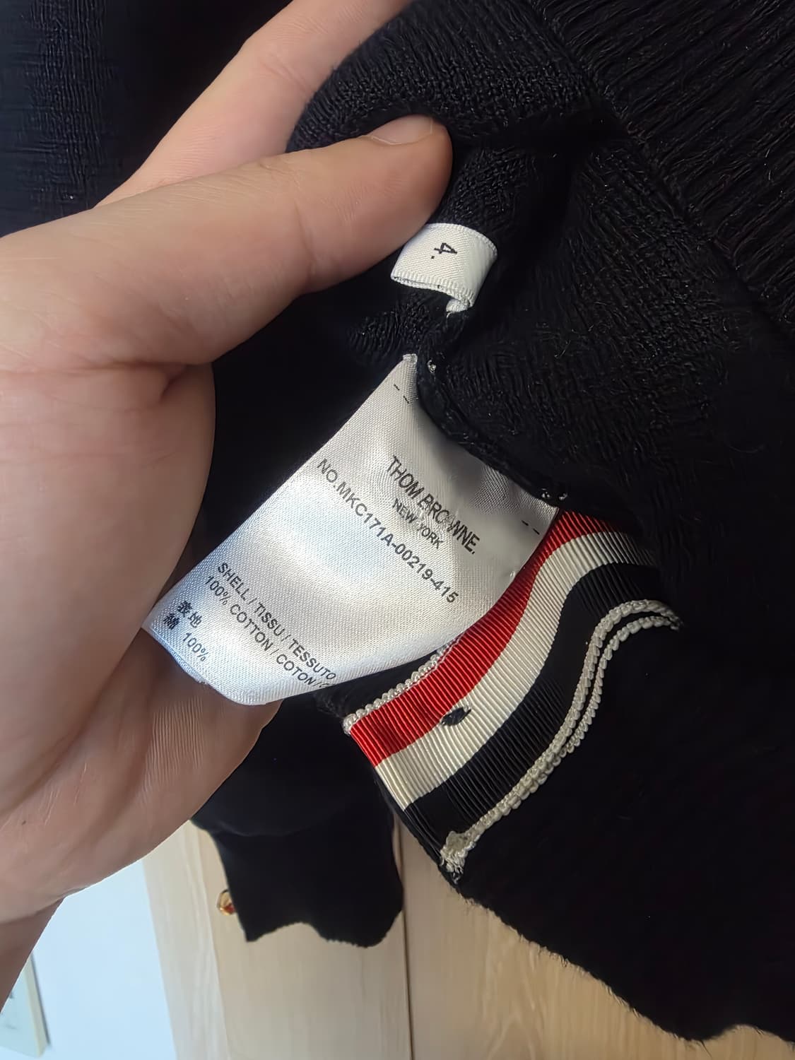 [4사이즈] 톰브라운 밀라노스티치 가디건 4사이즈 구매1달 상품이미지7