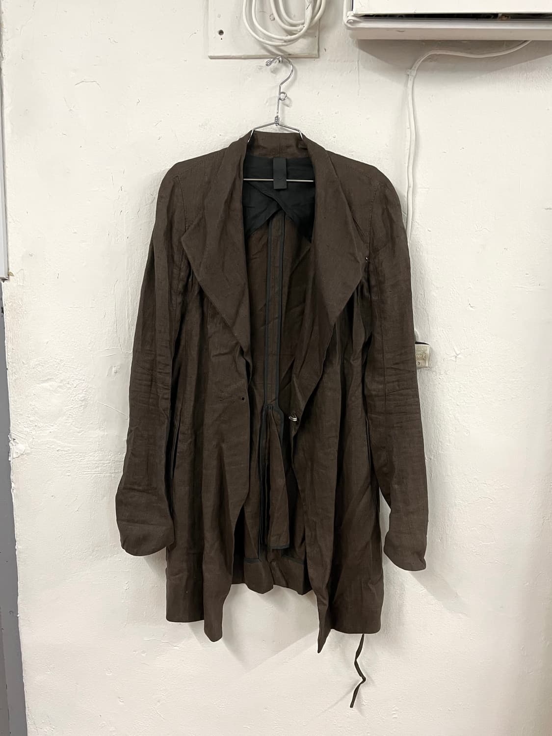 요한 세르파티 와이프로젝트 2012 SS 드레이프 린넨 코트 상품이미지4