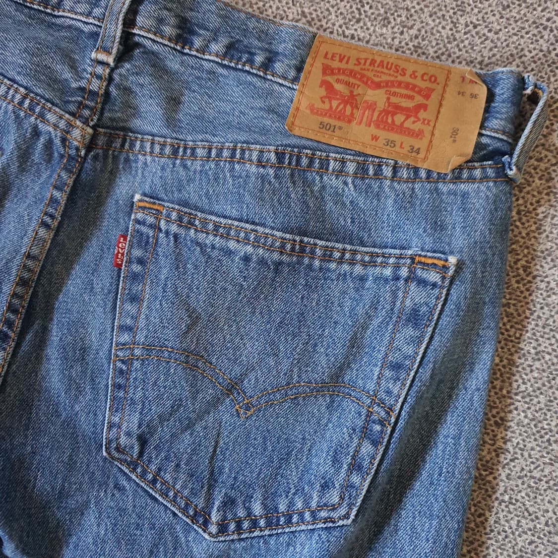 유럽 리바이스 501 버튼 빈티지  데님 no.13 상품이미지9