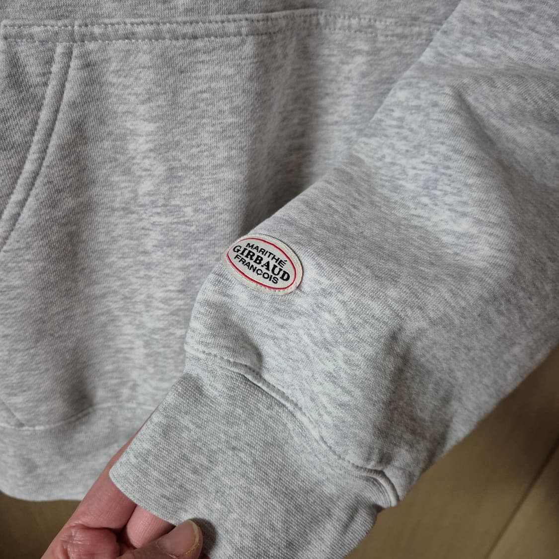 마리떼프랑소와저버 회색 후드티 XL 상품이미지3