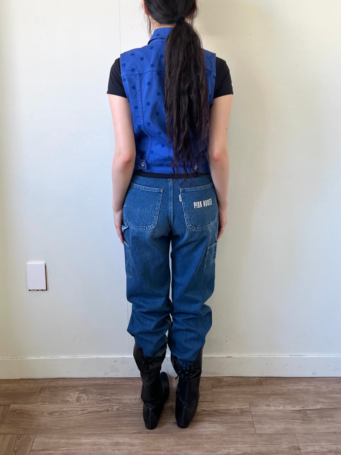 리바이스 도트 베스트 자켓 상품이미지10