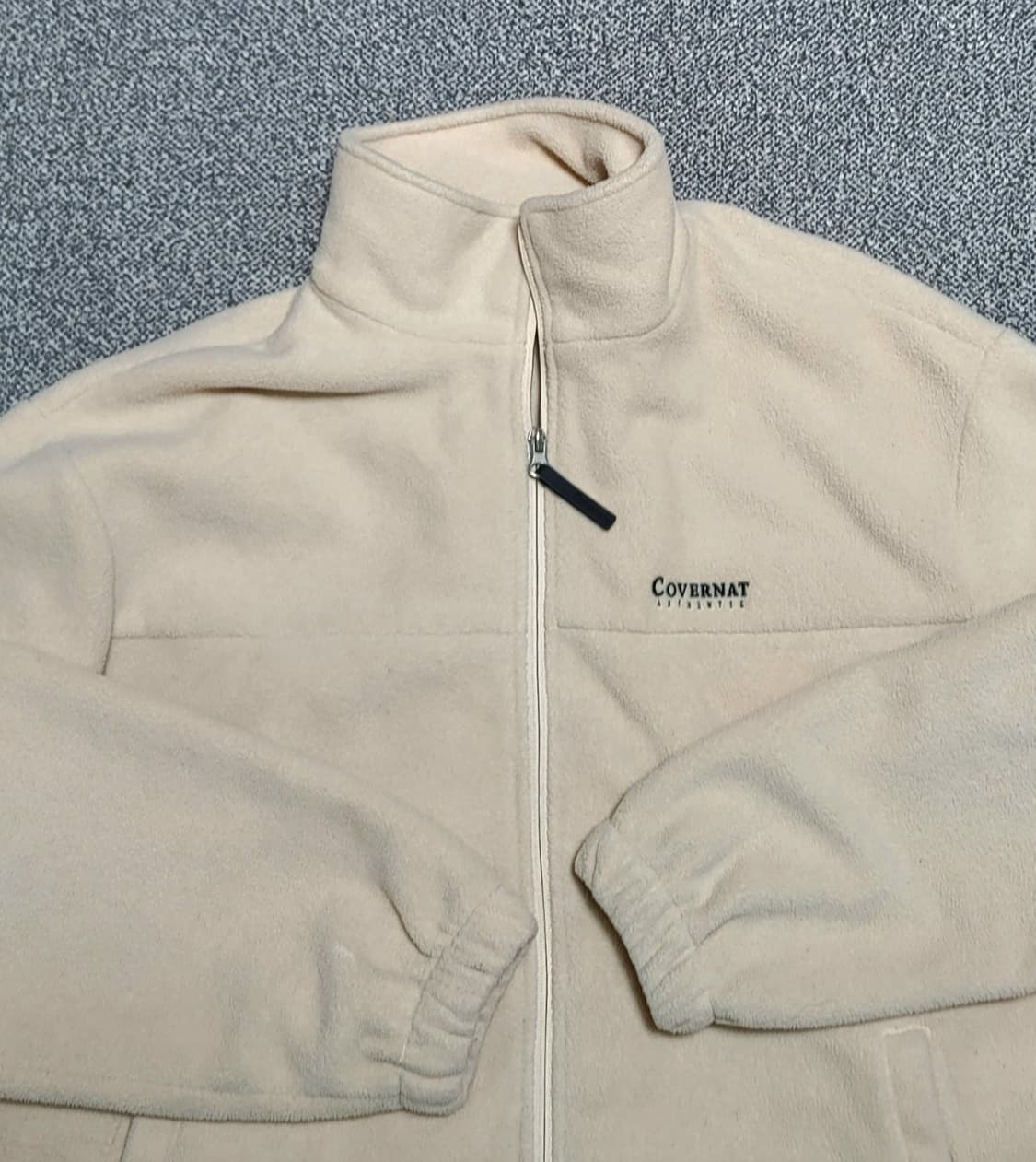 커버낫 플리스 자켓 아이보리 S  오버사이즈 상품이미지3