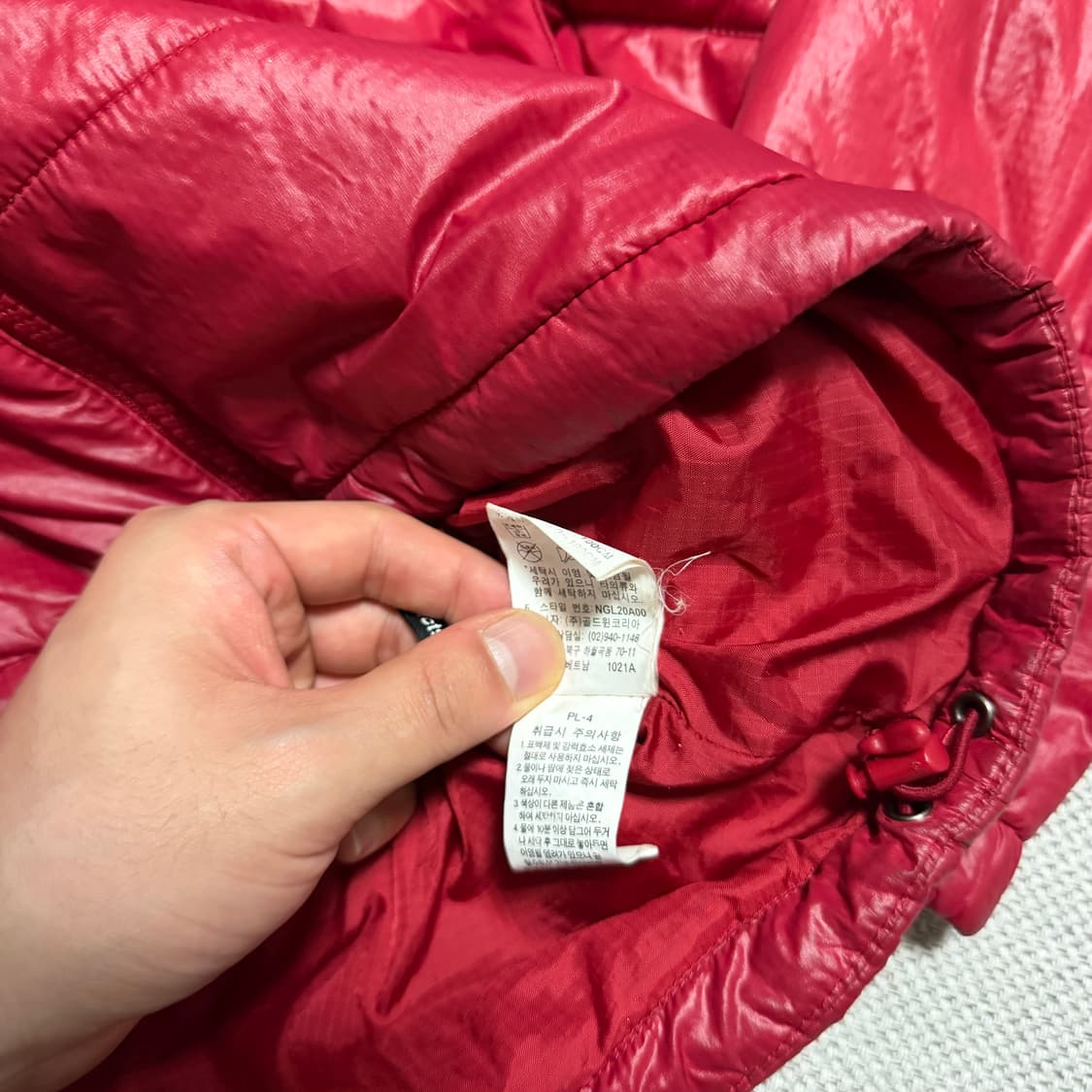 노스페이스 경량패딩 상품이미지4