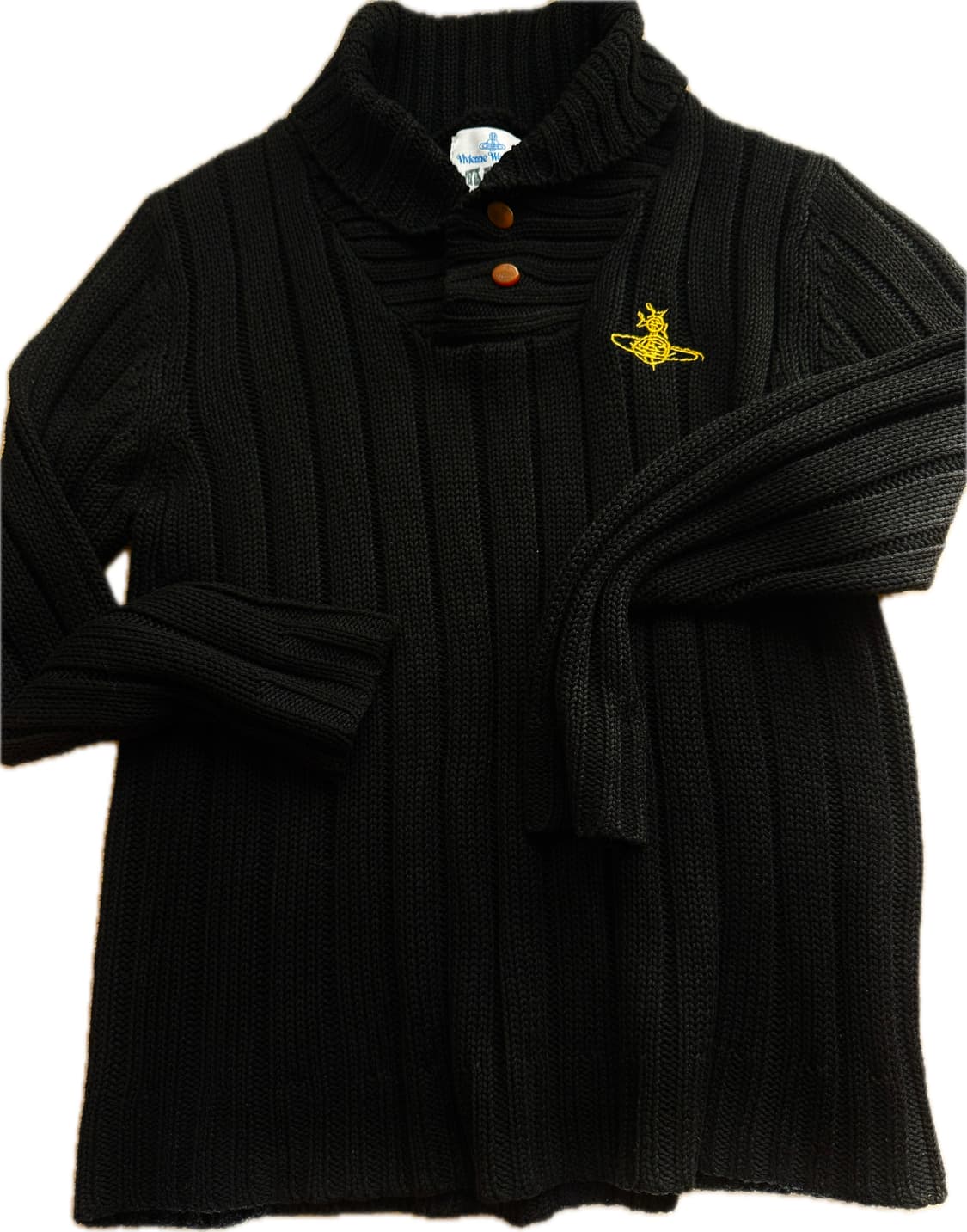 비비안 맨즈 숄카라 니트 m 상품이미지1