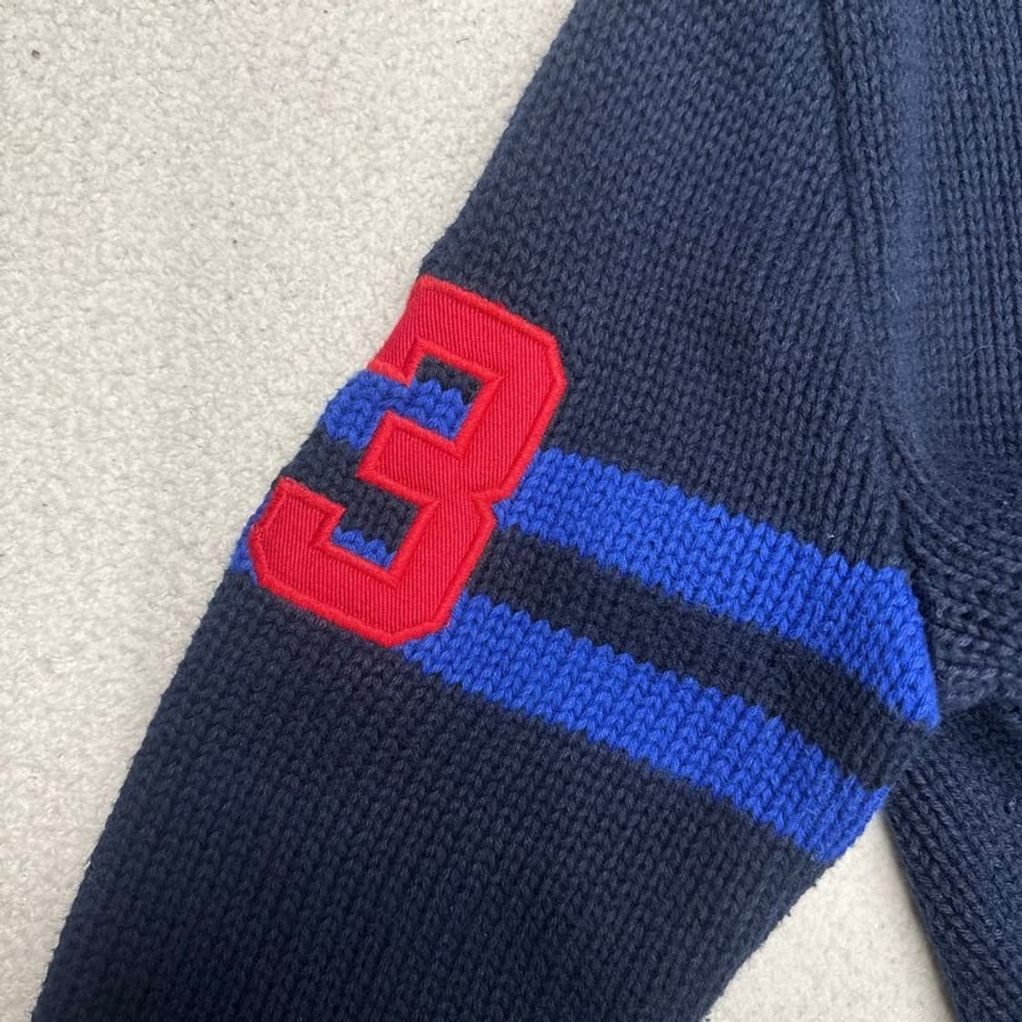 폴로랄프로렌 키즈 숄카라 가디건 네이비 7 상품이미지7