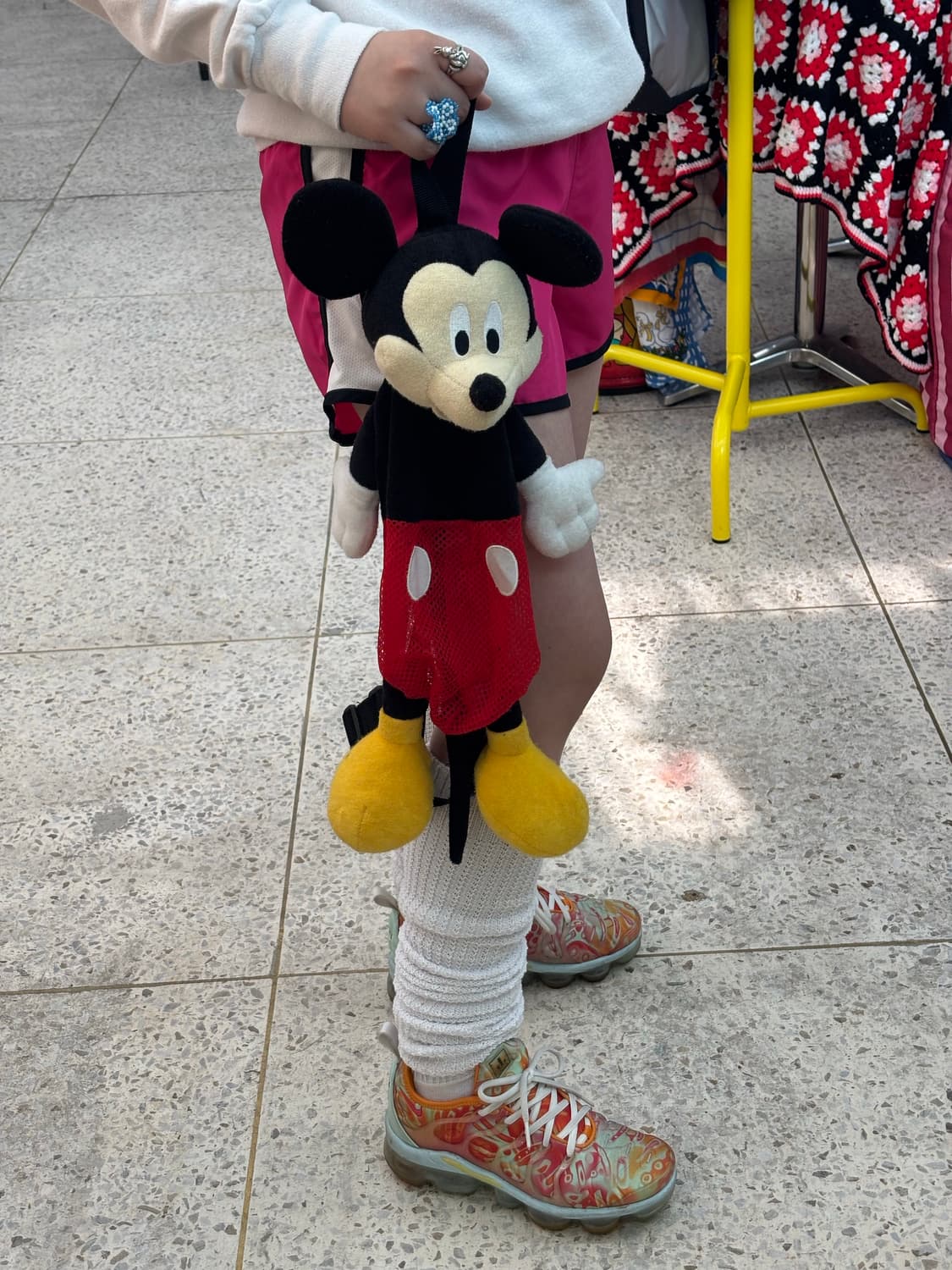 Vintage Mickey Mouse Mesh Backpack 상품이미지8