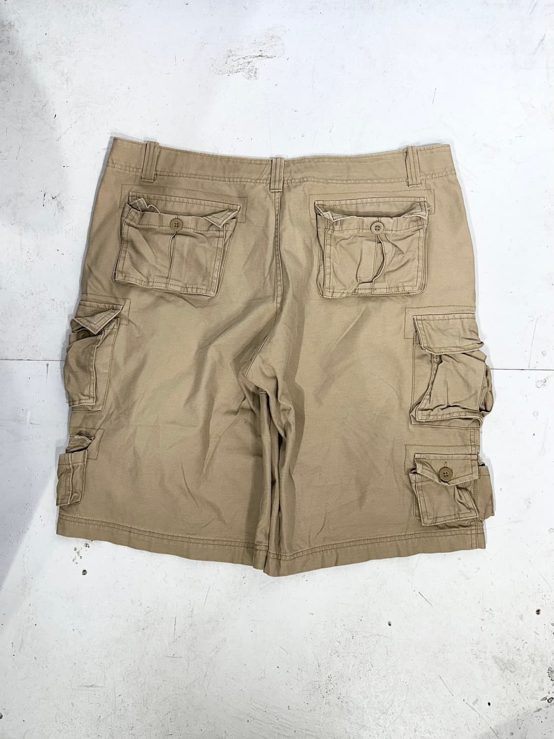 빈티지 벌룬핏 버뮤다 베이지 카고 반바지 XXXL 상품이미지5