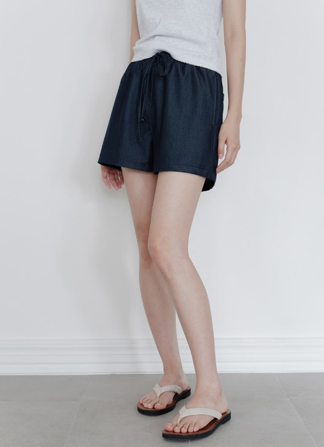 유라고 데님 밴딩 반바지(새상품) 상품이미지1
