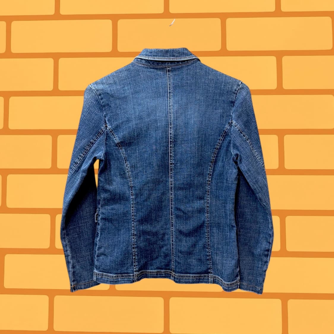 에디바우어 데님 테일러드 자켓 (S) 상품이미지3