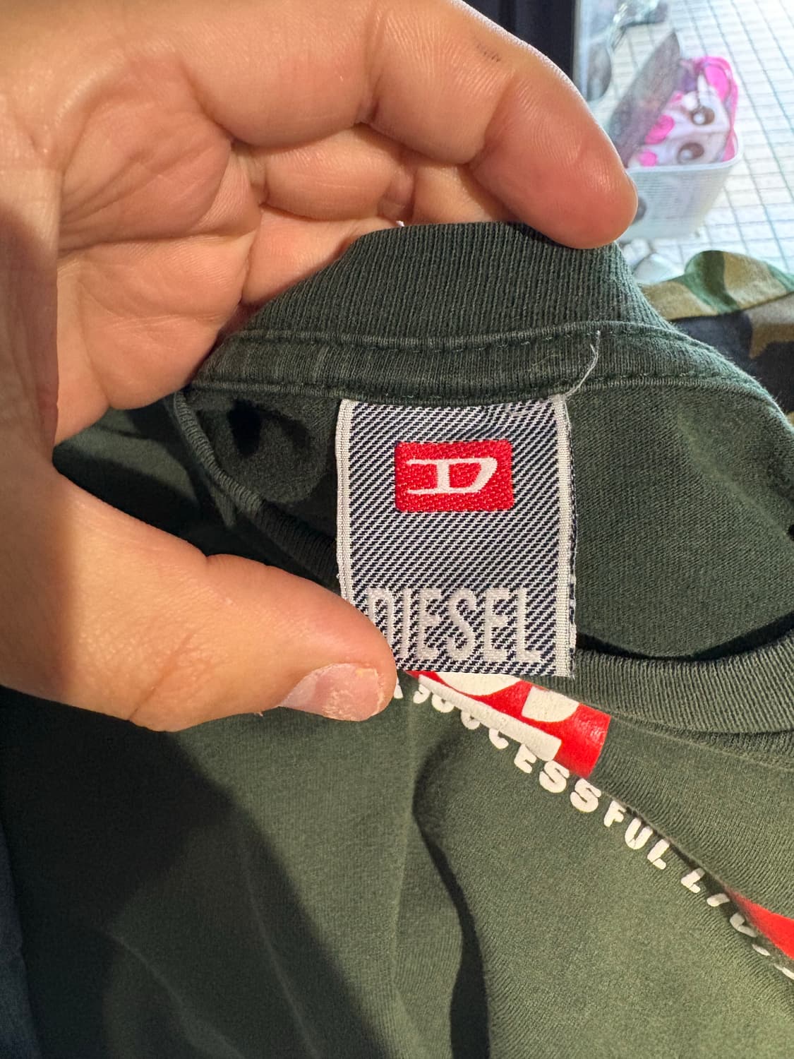 디젤 빅로고 롱슬리브 L 상품이미지5