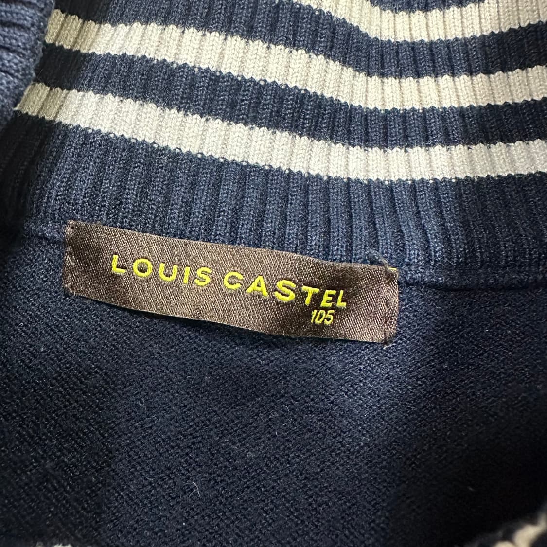 ✨ (바배) 루이까스텔 네이비 니트 집업 상품이미지3