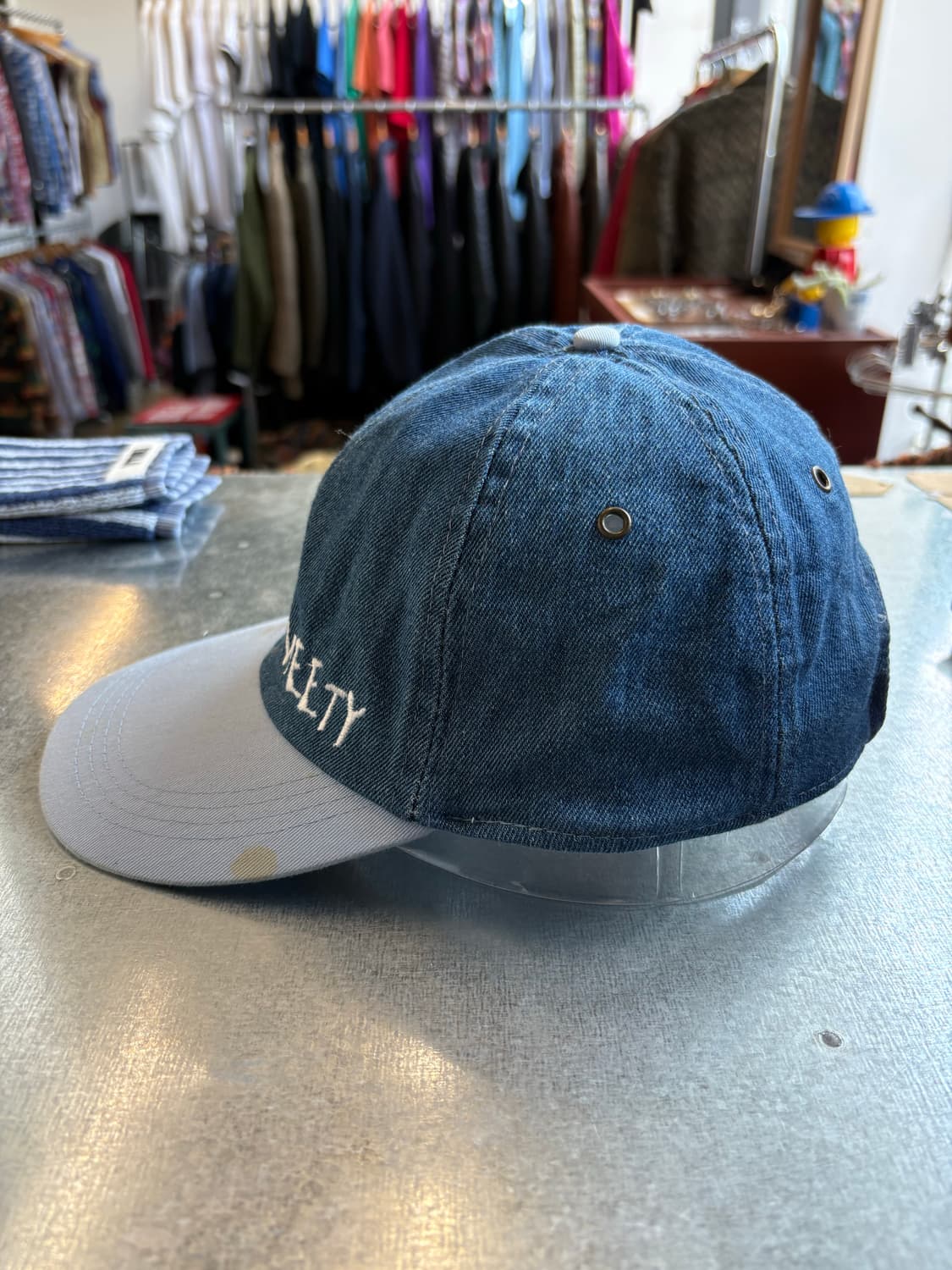 루니툰즈 트위티 빈티지 데님 볼캡 상품이미지3