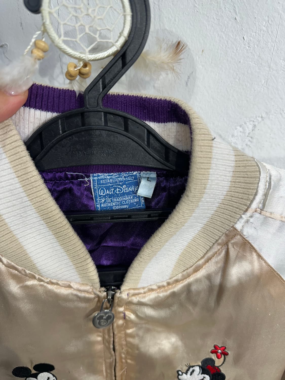 디즈니 크림 미키마우스 스카잔 자켓 상품이미지9