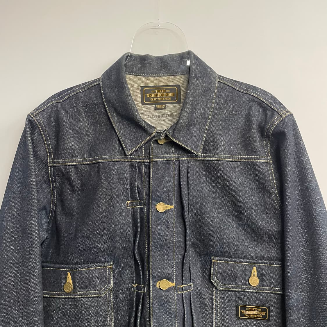 16s 네이버후드 리지드 스톡맨 데님자켓 상품이미지2
