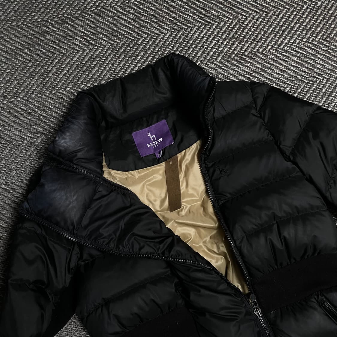 Hazzys 우먼스 더블지퍼 푸퍼 밴딩 디테일 롱 패딩 점퍼o 5361 상품이미지4