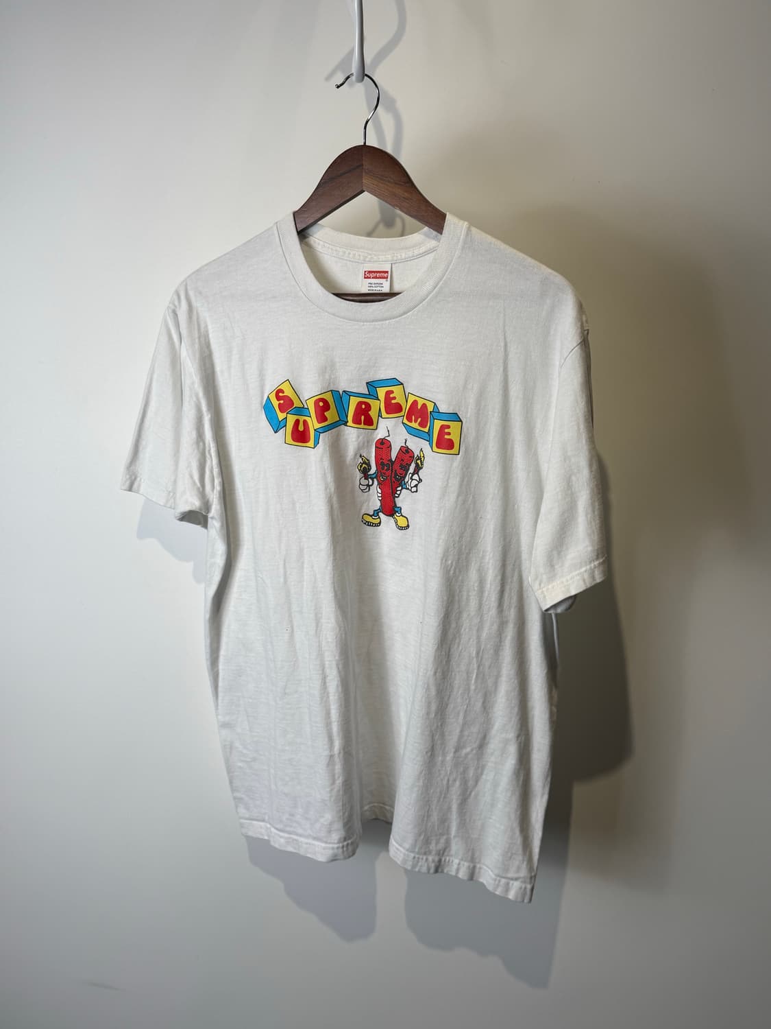 슈프림 다이너마이트 화이트 L사이즈 상품이미지1