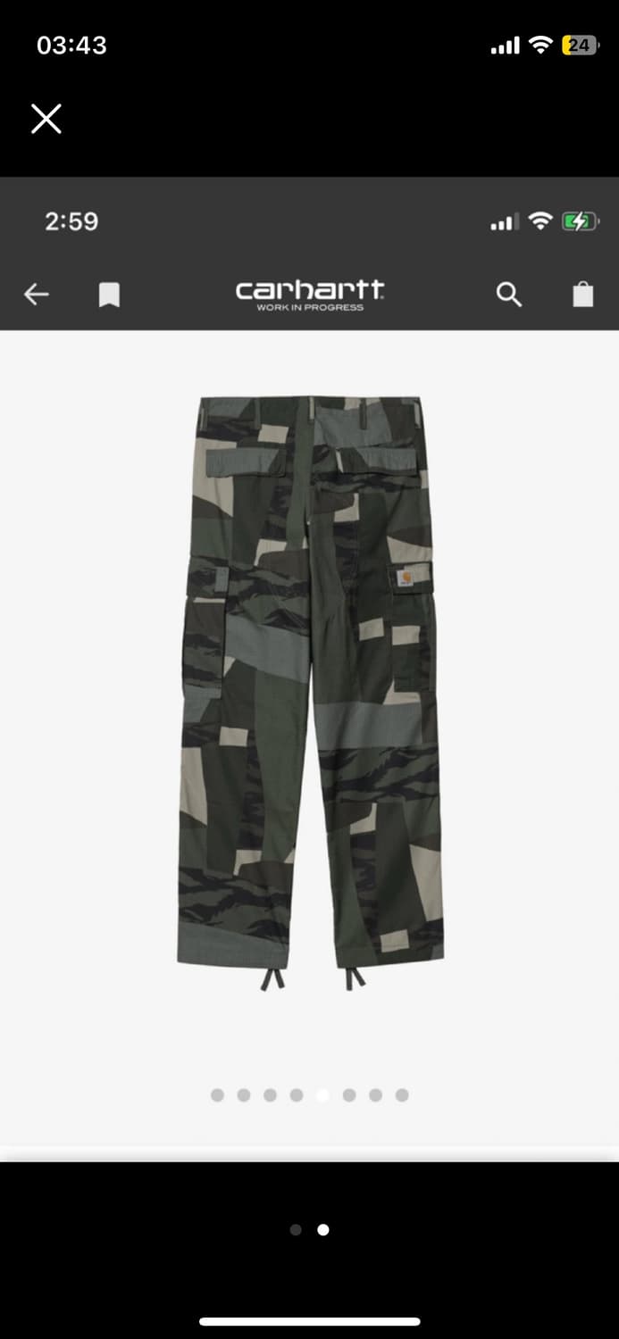 칼하트윕 카모팬츠 상품이미지1