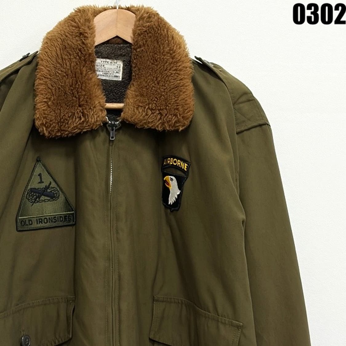 미군 U.S. ARMY B-10 플라이트 자켓 44 L 0302 상품이미지2