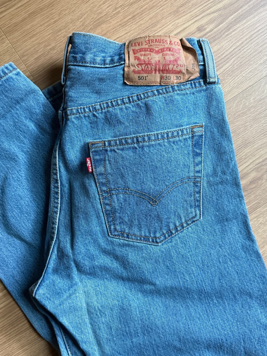 리바이스 501 청바지 W30 L30 상품이미지8