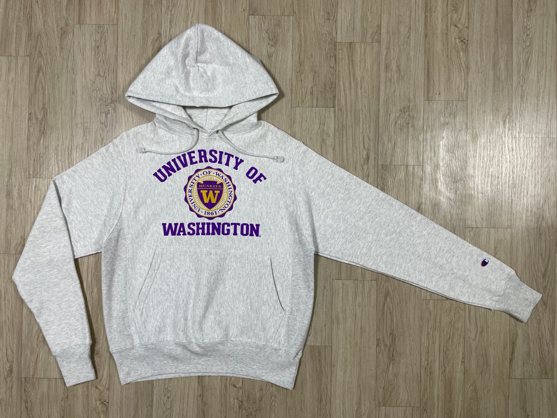 100) 00's 챔피온 리버스위브 미대학 워싱톤 후드티 상품이미지2