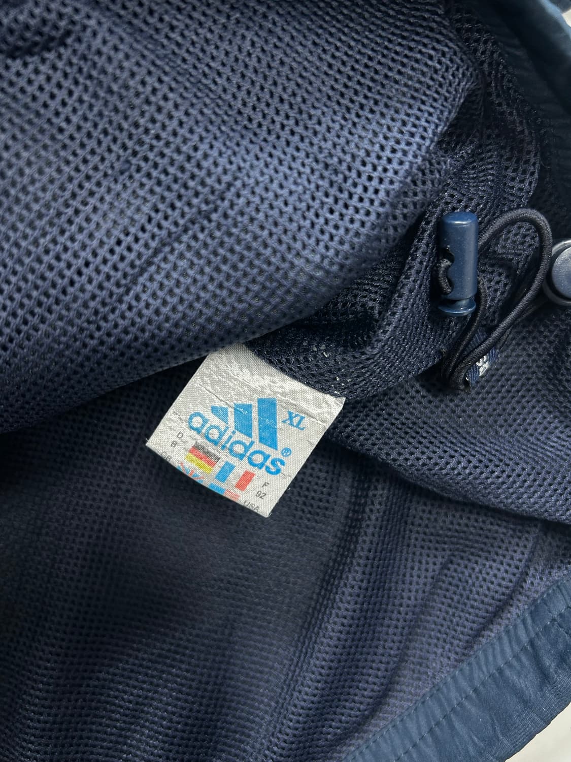 아디다스 90s 네이비 바람막이 점퍼 XL 상품이미지7