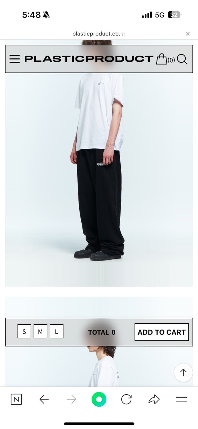 플라스틱 프로덕트 MPa SWEATPANTS 사이즈 m 상품이미지1