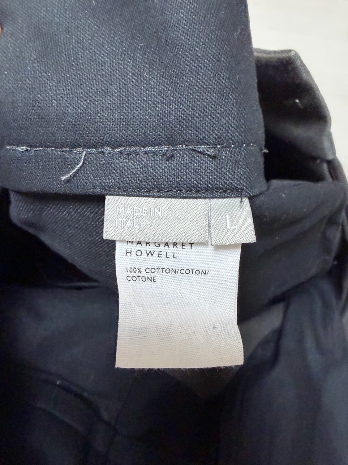 마가렛 호웰 플리츠 코튼 팬츠 상품이미지3