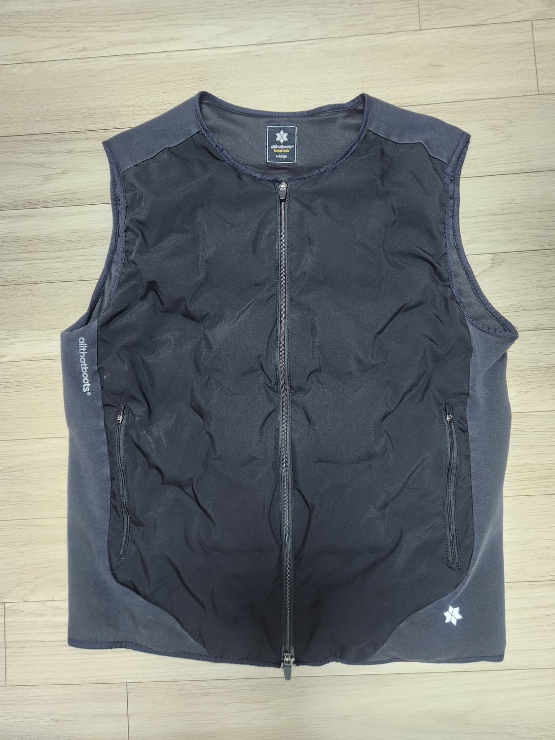 [올댓부츠] 에센셜 패딩 조끼 블랙 XL 상품이미지3