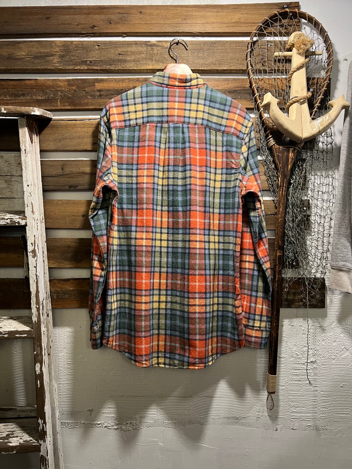 [M]L.L.Bean 엘엘빈 타탄체크 플란넬 셔츠 상품이미지7