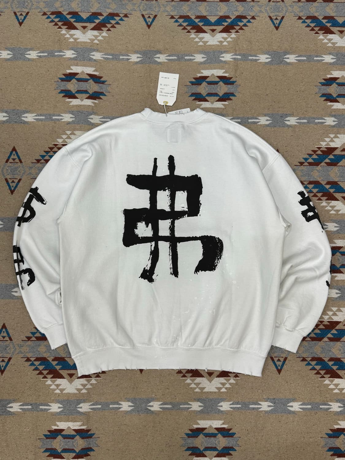 [L] 사스콰치패블릭스 빈티지 스웻 셔츠 화이트 상품이미지6