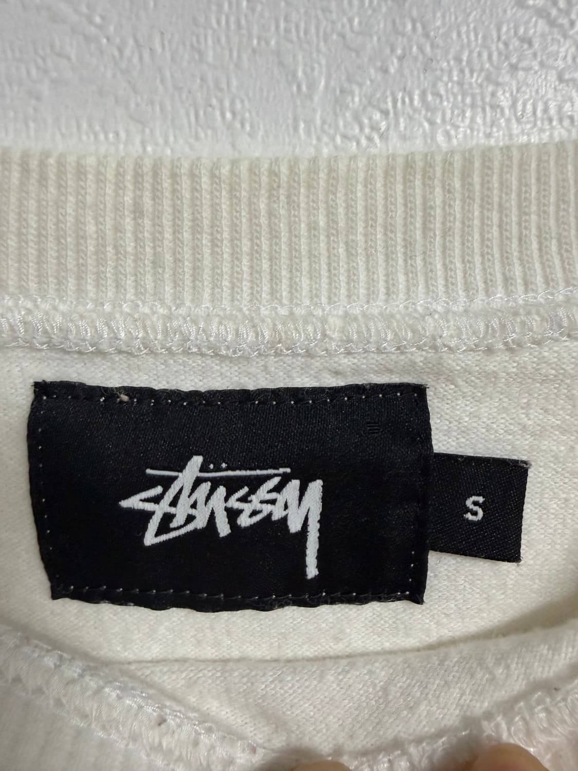 스투시 올드 아카이브 베이직 여성 크롭 맨투맨 상품이미지3